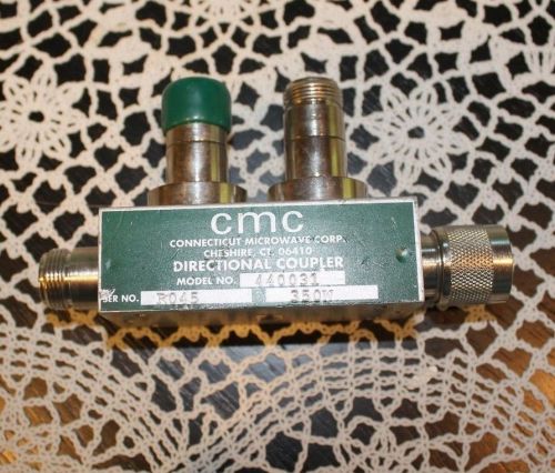 Connecticut Microwave Corp Directional Coupler Model 440031 350W Power