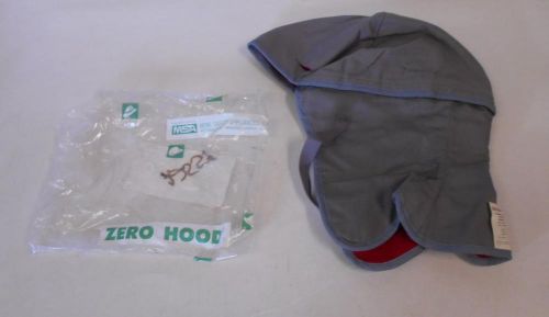 MSA Zero Hood Winter Liner 4 Hole Velcro Attached 91106 w/Std Neck 456645 NEW n