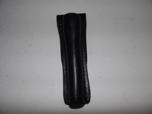 New Tex Shoemaker #76P Mini Mag Flashlight Holster Open Top Plain Finish (264)