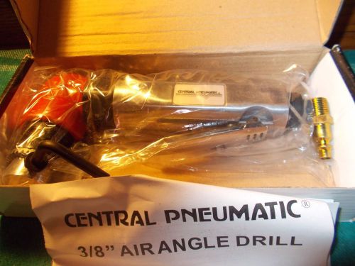 CENTRAL PNEUMATIC 3/8&#034; AIR ANGLE DRILL ITEM 02439,TOP QUALITY,JACOB CHUCK INCLUD