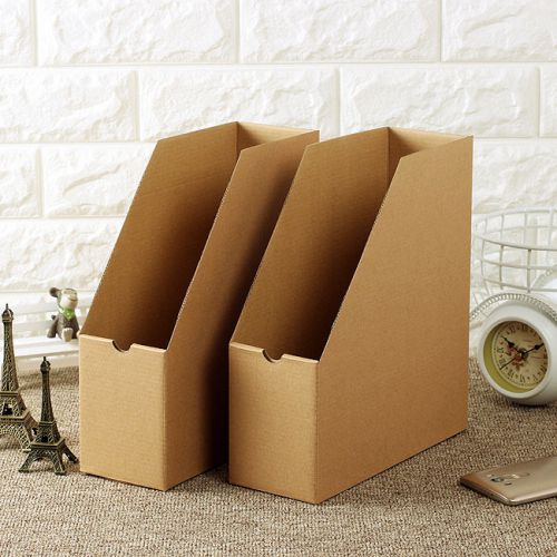 Cardboard storage box office organizer document Sorter 10Pcs Set