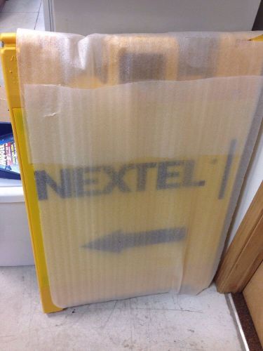 Nextel Authorized Representative Retail Store Front stand Up Display Sign