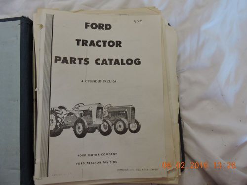 Ford Tractor Catalog 1953 -1964 Vintage