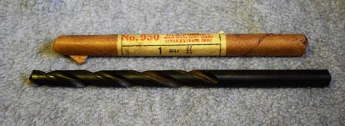Cleveland twist drill bit cle-forge no. 950 high speed straight shank 27/64 for sale