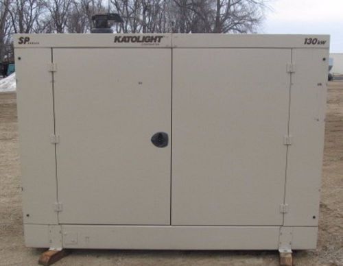 130kw katolight / gm natural gas or propane generator / genset - load tested for sale