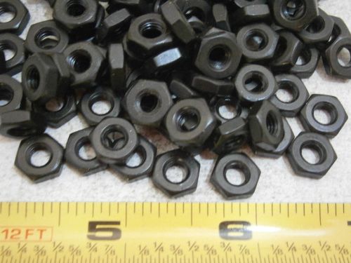 Hex Nuts #10/32 MS Steel Black Oxide Lot of 48 #5088