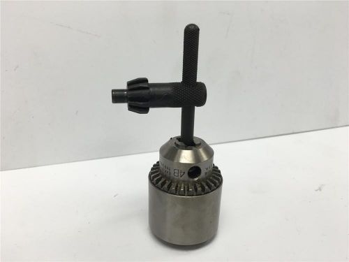 Smooth usa supreme drill chuck model 4b 0-1/4&#034; capacity 1/2&#034;-20 thd. mount &amp; key for sale