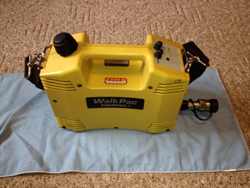 Enerpac walkpac pbm 1300 portable hydraulic pump battery electric 10,000 psi for sale