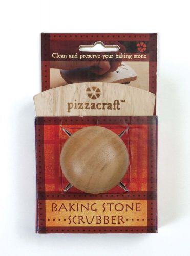 Kitchen Baking Pizza Dough Stone Scrubber Brush Steel Bristle Wood Clean Easy US