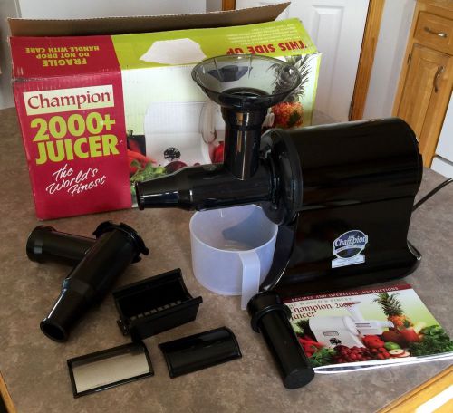 Champion G5-PG710 Heavy Duty Commercial 2000 Juicer Extractor -Black G5-PG-710