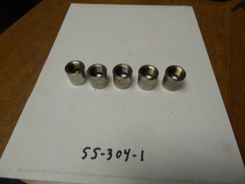 Stainless Pipe Caps lot of 5 pcs 3/8&#034;  # 316 SS