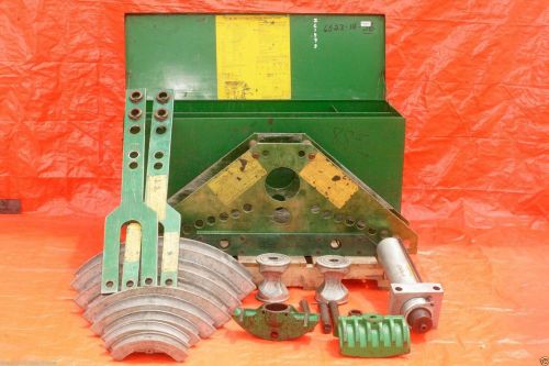 Greenlee 885  hydraulic conduit pipe bender 1-1/4&#034; thru 5&#034; portable + case read for sale