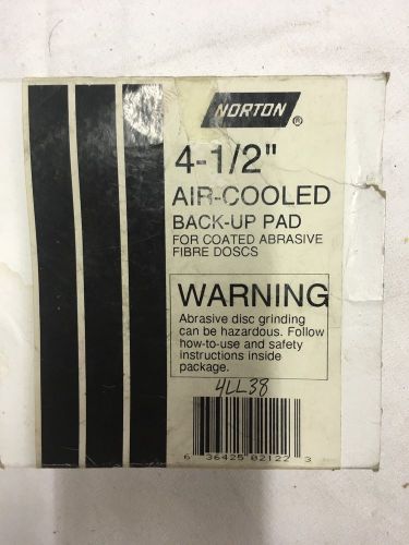 Norton air cooled backup pad, 4.5 in dia, 5/8-11 for sale
