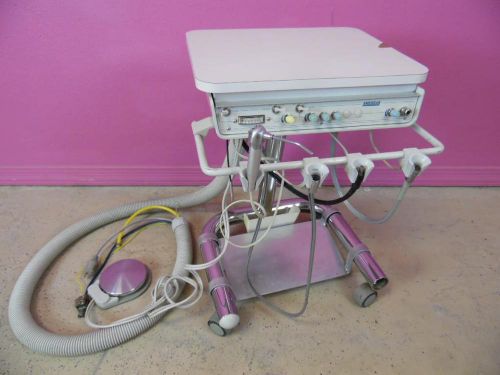 American dentist dental assistant hygienist mobile delivery unit cart stand for sale