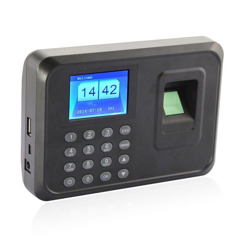 Time Clock Attendance System, JVR OI02 Biometric Fingerprint Terminal Payroll Re