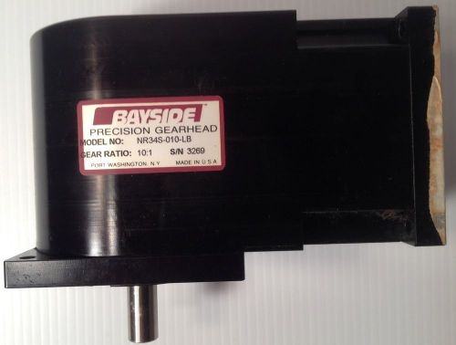 Bayside Precision Gearhead Model NR34S-010-LB Gear Ratio: 10:1