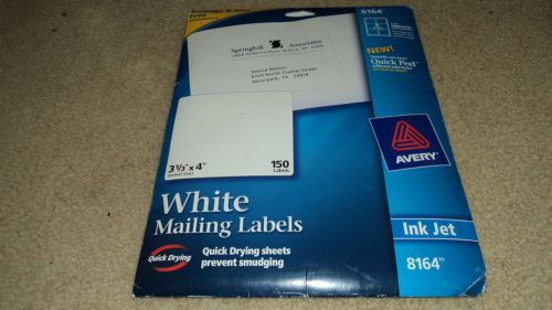 AVE8164 Shipping Labels With Trueblock Technology, 3-1/3 X 4, White, 150/Pack