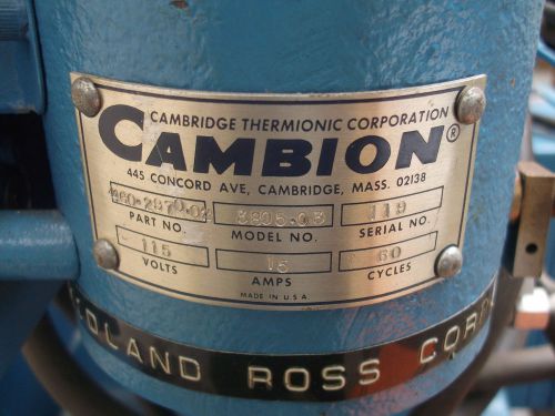 CAMBION SWAGING MACHINE PIN SETTER 3805-03