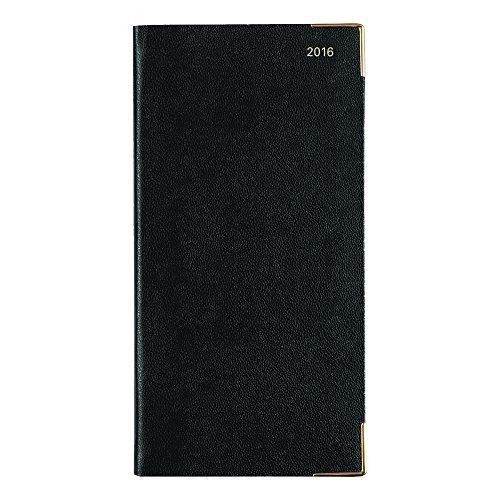 Letts Lett&#039;s 2016 Classic 13 Month Planner, January to January, Black, 6.625&#034; x
