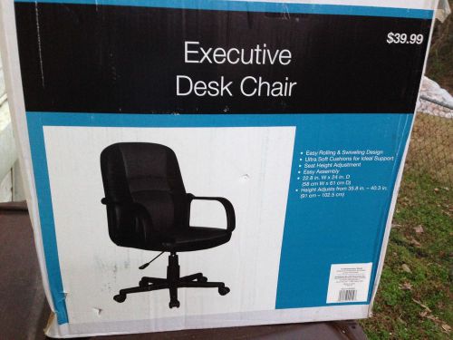 New in Box Office Chair Black  Executive Computer Office Furniture