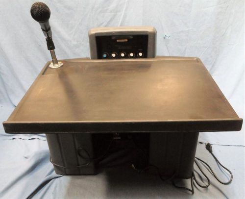 Anchor Ensign TL-1A Portable Tabletop PA Podium Speaker Systems w/New Microphone