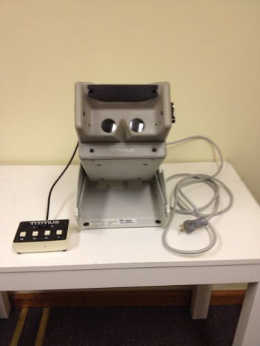 Titmus Vision Screener with Control Pad and Training Manual. PRICE REDUCED!!!