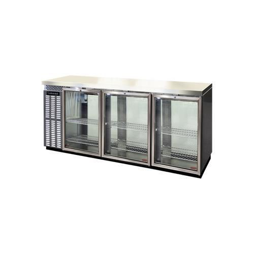 Continental Refrigerator BBC79-SS-GD-PT Back Bar Cabinet, Refrigerated