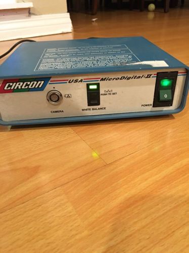 •Video Endoscopy: Circon Micro Digital II (MV9348) Color Camera Controller