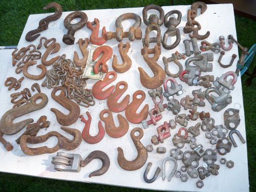 Lot of crosby hooks shackles connectors swivel various sizes for sale