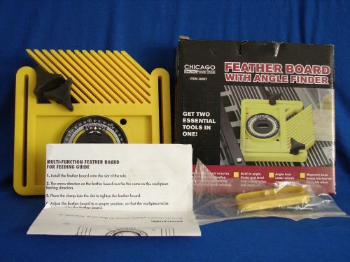 Feather Board With Angle Finder Chicago Electric Power Tools