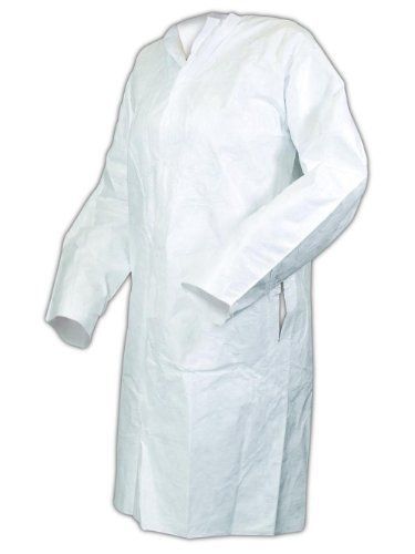 Magid glove &amp; safety magid c111xl econowear tyvek disposable lab coats, xl, for sale