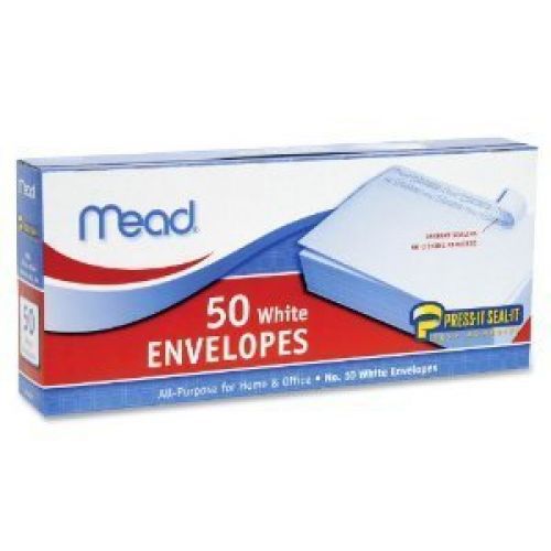 12 Pack of Mead Press-It Seal-It #10 White Envelopes, 50 Count (75024) = to 600
