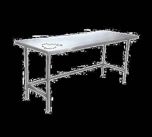Win-holt dtr-3696/14ga stainless steel table - 96&#034; for sale