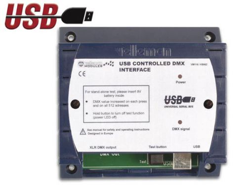 Velleman VM116 USB CONTROLLED DMX INTERFACE