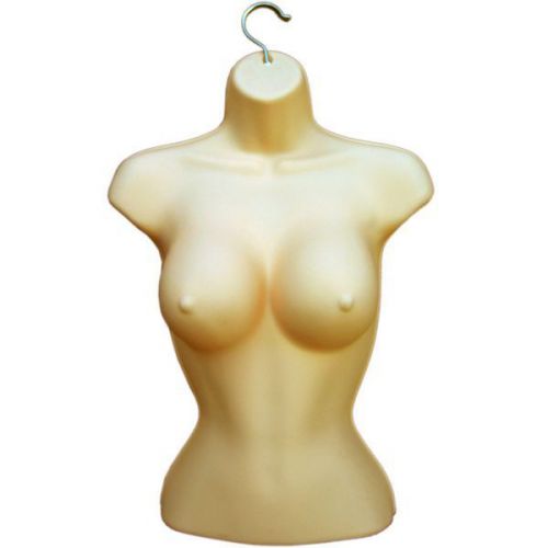 Mn-010 2 pc fleshtone busty ladies plastic hanging injection mold form for sale