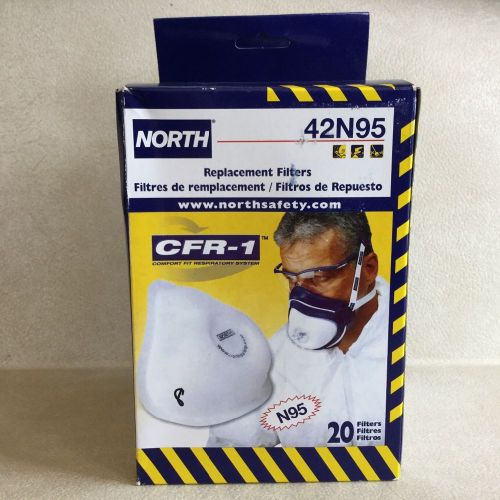 North 42N95 Replacement Filters CFR-1 Respiratory System 20 Pack NEW IN BOX
