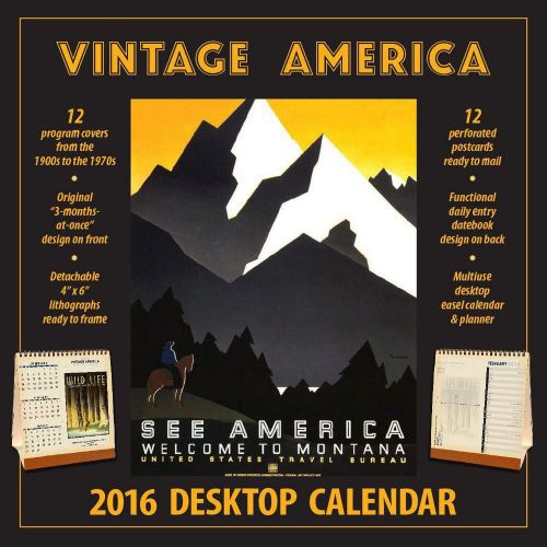 Vintage America Desk Calendar