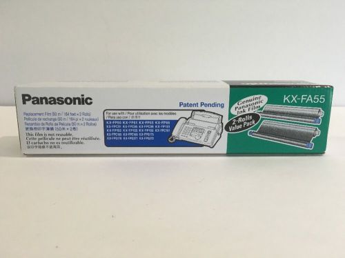 Panasonic KX-FA55 Replacement Film 2 Replacement Rolls New