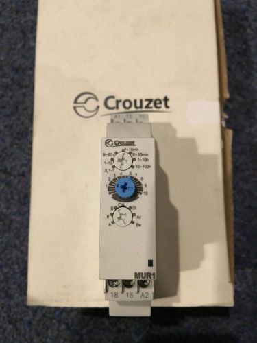 Crouzet mur1 88 827 105 timer module din mount new in box for sale