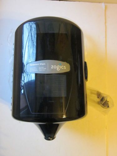 Zogics z500 center pull wipe dispenser black new for sale