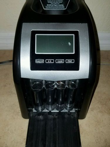 Royal Sovereign FS-44P Anti-Jam 4 Row Digital Coin Sorter LCD 312 Coins/Minute