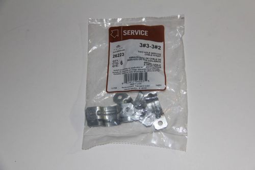 Halex 26223 two hole straps (6-pack) - great value! no reserve! for sale