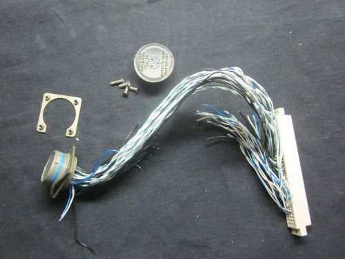 Vintage Bendix Rare Box Mount Waterproof Mil Socket Receptacle Jack 55 Pin Wires