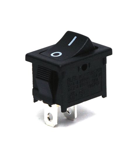 100x on-off rocker switch 2p 16a 125v 10a 250v rleil rl3-1 rl3-1-11-h-2-bk/bk-p5 for sale