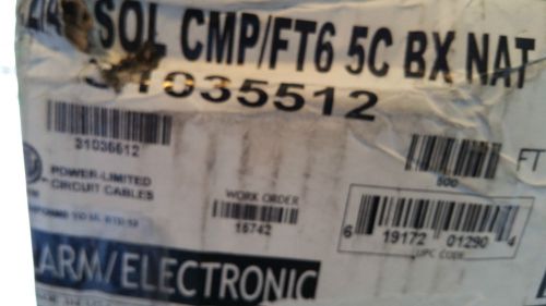 Honeywell genesis cable 3103 22/4c solid control/media plenum wire cmp /50ft for sale