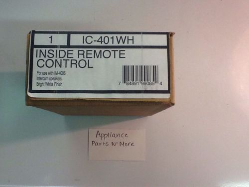 NuTone IC-401 WH INSIDE REMOTE CONTROL NOS, FREE SHIPPING