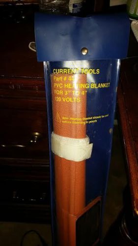 CURRENT TOOLS 443 3&#034; TO 4&#034; PVC HEATING BLANKET (NEW)