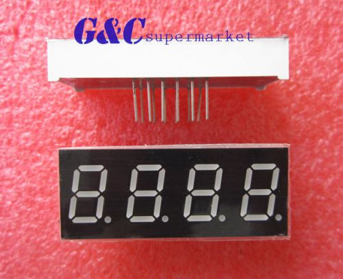 10PCS 0.4 inch 4 digit led display 7 seg segment Common cathode -Red NEW