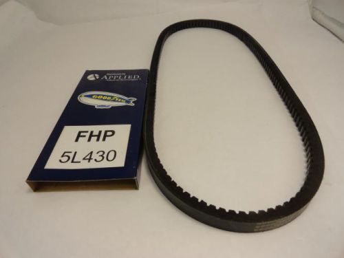 155830 New In Box, Goodyear 5L430 V-Belt, 43&#034; OL, 21/32&#034; Top Width, 3/8&#034; Thick