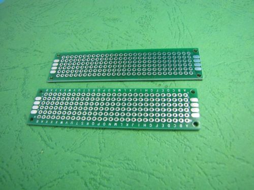 5x Protoype Blank PCB 2 Layers Double Side 2x8cm 168 Holes Protoboard Breadboard